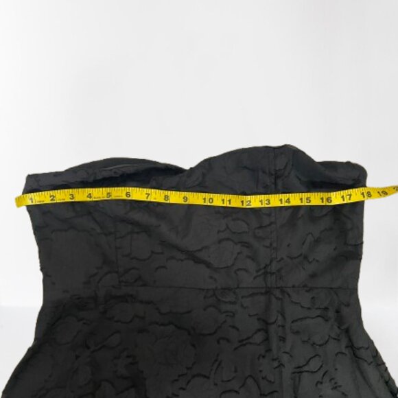 Lulus NEW Romantic Beauty Black Floral Embroidered Strapless Maxi Dress Size XL - Picture 9 of 12